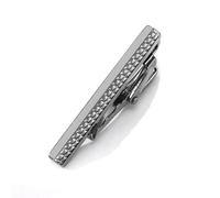 2 pinzas de corbata de metal para hombre, sencillas y prácticas, ideales para trajes, uso diario y bodas.,4,5 cm