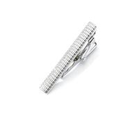 2 pinzas de corbata de metal para hombre, sencillas y prácticas, ideales para trajes, uso diario y bodas.,4,5 cm