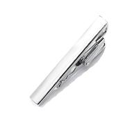2 pinzas de corbata de metal para hombre, sencillas y prácticas, ideales para trajes, uso diario y bodas.,4,5 cm