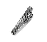 2 pinzas de corbata de metal para hombre, sencillas y prácticas, ideales para trajes, uso diario y bodas.,4,5 cm
