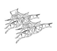 2 pinzas de metal para mujer, de Spiderweb, pinzas para el pelo para un aspecto elegante en fiestas, duraderas y firmes, para tipos de cabello