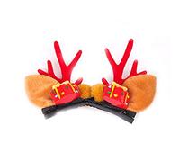 2 pinzas de pelo de Navidad para niños, horquillas para el pelo de Feliz Navidad para niños