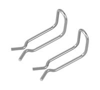 2 pinzas de resorte para limpiador de alta presión de acero inoxidable 304, compatibles con manguera limpiadora de alta presión Karcher K3 K4 K5 K6 K7