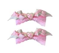 2 pinzas elegantes con lazo para el pelo para mujeres y niñas, decoración para el cabello, adecuadas para ocasiones especiales