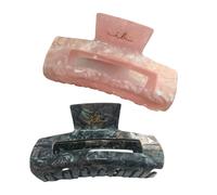 2 pinzas grandes para el pelo para mujer con pelo grueso o fino, soporte para cola de caballo de sujeción fuerte para uso diario