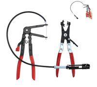 2 pinzas para abrazadera de sujeción, pinza para collar duro, abrazadera de escape, pinza de manguera automotriz para reparación de coche