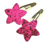 2 pinzas para el pelo brillantes de los años 2000 con estrella de cinco puntas, horquillas laterales para el pelo de mascotas para todas las edades