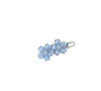 2 pinzas para el pelo con diseño de flor de cerezo de gelatina dulce para niñas, clip BB Y2K, accesorios para el cabello, horquillas de flores frescas (B-2 piezas azules)