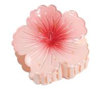 2 pinzas para el pelo con flores, color degradado de flores, elegantes pinzas para el pelo francés, antideslizantes, accesorios para el peinado para bodas, playa, Navidad, uso diario, 7,5 x 7,2 cm,