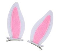 2 pinzas para el pelo de conejos, diseño de agarre seguro, accesorios para niños y adultos, ligeras y prácticas, horquillas para niños