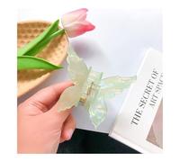 2 pinzas para el pelo de mariposa retro francesa, accesorios para el cabello en la parte posterior de la cabeza, pinzas para el pelo en espiral para mujer, herramientas de peinado (verde)