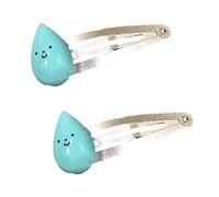 2 pinzas para el pelo para chicas calientes, con forma de gota de agua, pasadores para coleta de caballo, horquillas para adolescentes y niñas