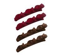 2 pinzas trenzadas de doble capa para el cabello, accesorios para el cabello, clips trenzados para el trabajo diario, fiestas, para mujeres y niñas