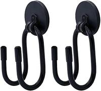 2/PK ganchos magnéticos, ganchos magnéticos fuertes para sombrero de vaquero, sombrero duro, cables, herramientas, bolsas, toallas, zapatos, juguetes, gorra, etc. - Sin arañazos en la superficie