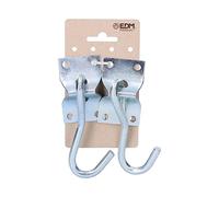 EDM 85243 2 Placas Colgador HAMACAS 70X45 MM EN CARTÓN Colgante, Multicolor