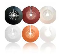 2 placas de cubierta grifo redondas 4 puntos, plástico, for orificio pared, decorativas for válvula angular, protección tuberías, accesorios cocina lingli(19)