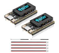 2 placas de desarrollo ESP32 LoRa V4 con módulo ESP32-S3 SX1262 LoRa pantalla OLED de 0,96 pulgadas, WiFi, Bluetooth, 2 MB PSRAM, 16 MB de memoria flash, soporte GPS y solar LoRa Antenna para AR duino