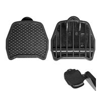 2 placas de pedal de bicicleta de carretera, conversión de pedal plano, placa de pedal compatible con pedales de clic Shimano SPD-SL, placas de pedal antideslizantes, adaptador de PP, ligero