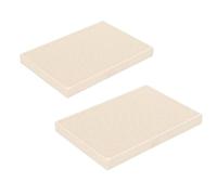2 placas de soldadura de cerámica de panal, estera de placas de soldadura de cerámica para fabricación de joyas, ladrillo refractario, bloque de soldadura resistente a altas