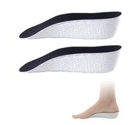 2 Plantillas Elevadoras para Zapatos, Almohadillas Altas Ortopédicas, Elevador de Talón, para Zapatos Ortopédicos (Negro) (3,5 cm)