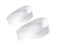2 plantillas invisibles de silicona para aumentar la altura, inserciones de gel para levantar el talón, protector transparente para el cuidado de los pies, inserto elástico para zapatos, 3 cm (mujer 3