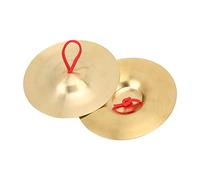 2 Platillos de Dedo Mini Platillo de Latón Dorado Instrumento Musical con Cordón Fabricante de Ritmo para Niños Baile de Baile para Niños Fiesta
