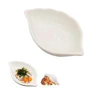 2 platos de comida de cangrejo ermitaño en forma de hoja, plato de agua para reptiles, cuenco de cerámica para cangrejo ermitaño, cuenco de agua para reptiles, accesorios de acuario