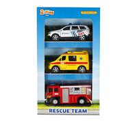 2-Play Die-cast Hulpdienst Voertuigen België (Importación USA)