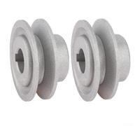 2 poleas de motor de embrague para máquinas de coser y construcción, tamaños de 40 mm a 65 mm, componente de accionamiento de funcionamiento suave (50 mm)