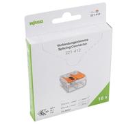 2 Polo Bloque Terminal/Empalme Conector Naranja Cierre Palanca 4Mm 450V 32A 16