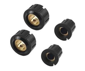 2 pomos de control de potenciómetro universales para altavoces, pedal de efecto, amplificador de volumen de guitarra duradera, perillas de guitarra eléctrica