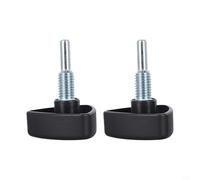 2 pomos de pestillo compatibles con equipos de fitness, diseño ergonómico de ajuste para un uso sin costuras, con acero inoxidable y plástico