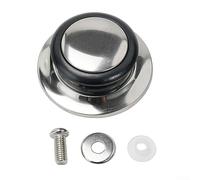 2 pomos de tapa de olla de repuesto para tapa de cacerola, tornillo de acero inoxidable, agarre de mano, fácil de levantar, resistente al calor, cubierta de mango de cacerola, utensilios de cocina