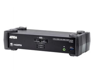 2-Port USB 3.0 4K HDMI KVMP™ Switch with Audio Mixer Mode
