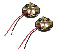 2 portaescobillas de carbón (conjunto de tarjeta de repuesto) for taladro percutor y atornillador de impacto AEG M18 de 18 V M12.