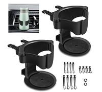 2 Portavasos Coche Ajustable Universal Posavasos Coche Multifuncional Portavasos Bebida Botella Clip Car Cup Holder Inserto para portavasos de Coche para Botella Termo Taza Bebida