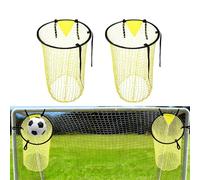 2 porterías de fútbol para practicar tu juego de pies y ayudarte a convertirte en un maestro de tiros libres y patadas de penalti (2 contenedores superiores)