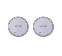 2 Posavasos LED para Volvo XC90 Coche Carga USB luminiscente Ambiente Interior del 7 Colores Luz Taza Almohadilla