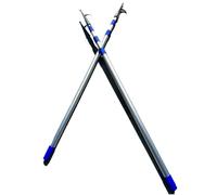 2 postes telescópicos for gancho de barco: poste de extensión portátil for atraque, rescate y montaje de luces.(2 m - 1 m)