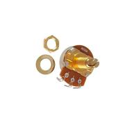 2 potenciómetros de guitarra de eje dividido corto A500K/B500K, potes de control para guitarra eléctrica y bajo