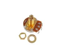 2 potenciómetros de guitarra de eje dividido corto A500K/B500K, potes de control para guitarra eléctrica y bajo