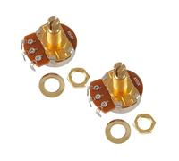 2 potenciómetros lineales A500K/B500K de eje corto, potenciómetros para guitarra, volúmenes, tono, fácil de usar
