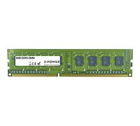 2-Power MEM2205A módulo de - Memoria (8 GB, 1 x 8 GB, DDR3, 1600 MHz, 240-pin DIMM, Verde)