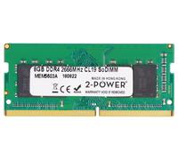 2-Power Memoria Sodimm 8gb Ddr4 2666mhz Cl19 Sodimm Mem5603a