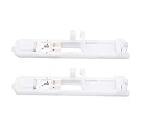 2 prensatelas de ojales de un paso de 4.1 x 1 pulgadas, herramienta para hacer agujeros de botón para Juki, máquina de coser Singer, prensatelas automático de un solo paso, prensatelas profesional