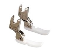 2 prensatelas for cremalleras estrechas resistentes al desgaste con base antiadherente for máquina de coser industrial T36N/T36LN