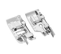 2 prensatelas for pespunte en la costura y prensatelas for patchwork for máquinas de coser Singer, Brother y Janome de caña baja.