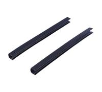 2 Protector de Goma Piezas 30cm Cubierta de Negra de Patineta | Protección para Longboard, Absorbe Impactos y Desgaste, Uso en Cubierta, Color Negro
