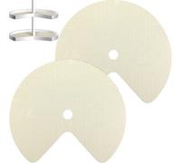 2 protectores circulares para estantes de cocina, no adhesivos, para gabinetes, refrigeradores, cajones y despensas, 31 pulgadas, A