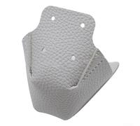 2 protectores de dedos hechos de cuero para patines en línea, protegen tus patines de daños, suaves y fáciles de mantener (gris)